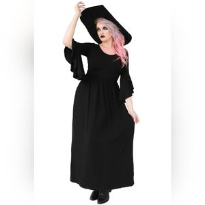 Foxblood Blair Bell Sleeve Maxi Dress 3X